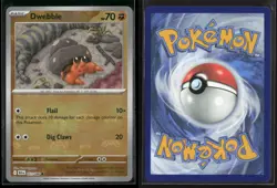 Dwebble (Master Ball Pattern) 051/086 C Black Bolt NM/M Pokemon - Image 3