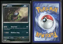 Deino (Master Ball Pattern) 065/086 Common White Flare Pokemon NM/M - Image 3