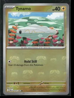Tynamo (Master Ball Pattern) 030/086 Holo Common Black Bolt Pokemon NM/M - Image 1