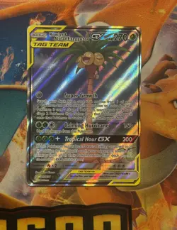 Rowlet & Alolan Exeggutor GX 215/236 Tag Team Full Art Holo - Image 1