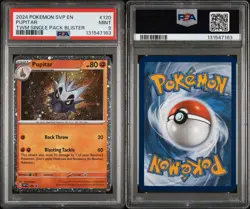 2024 POKEMON SVP EN BLACK STAR PROMO #120 PUPITAR TWM BLISTER PSA 9 - Image 3