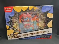 Pokemon Mega Evolution Ascended Heroes Mega Feraligatr ex Box New Sealed - Image 1