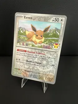 Pokemon Day 2025 Eevee #074/131 Reverse Holo - Image 1