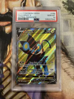 Luxray V #168 Pokemon Astral Radiance Ultra Rare Full Art Holo - PSA 10 🔥 - Image 1