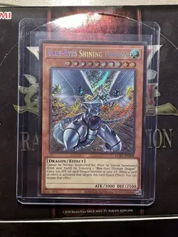 Blue-Eyes Shining Dragon LCKC Legendary Collection Kaiba Unlimited Secret Rare - Image 1
