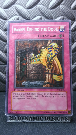 | Yugioh Barrel Behind the Door PGD-095 Super Rare Pharaonic Guardian HP 🔥 | - Image 1