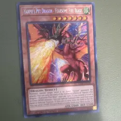 Yu-Gi-Oh! Harpie's Pet Dragon Fearsome Fire Blast Effect Holo LDS3-EN138 2000/2… - Image 1