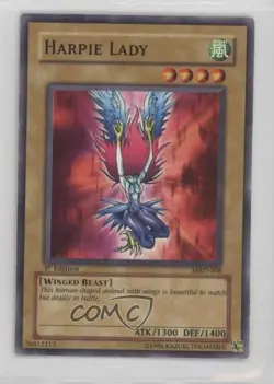 Harpie Lady 1st Ed. YuGiOh Metal Raiders #MRD-008 2002 - Image 1