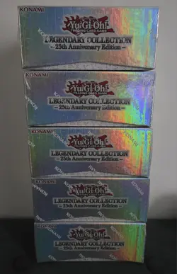 5× YuGiOh! Legendary Collection: 25th Anniversary Edition Box New & Sealed 2023 - Image 1