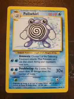 Poliwrath Base Set 2 15/130 - Holo Rare Pokemon Card 1999 Poliwag & Poliwhirl - Image 3