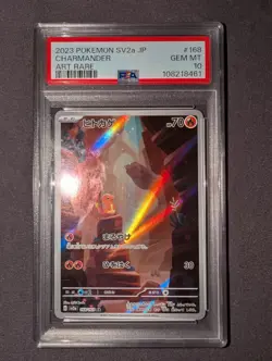 Charmander 168/165 Sv2a: Pokemon Card 151 Holo (Japanese) PSA 10 - Image 1