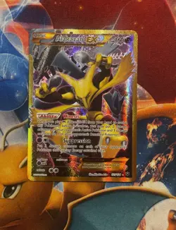 Pokemon Alakazam EX Holo Ultra Rare 2016, 125/124 Card - Image 1