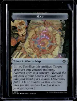 Map/Bat Foil - LCI - NM - MTG Magic the Gathering - Image 1
