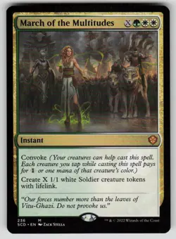 March of the Multitudes Mythic Starter Commander Decks 236 MTG Near Mint 2022 - Image 1