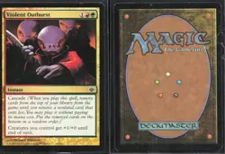 VIOLENT OUTBURST 63 C ALARA REBORN MAGIC: THE GATHERING LP - Image 1