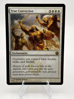 True Conviction - Scars of Mirrodin - MTG Magic the Gathering - Lightly Played - Image 1