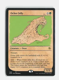 Ochre Jelly (Showcase) 330 Adventures in the Forgotten Realms MTG NM - Image 1