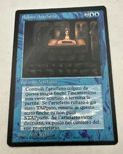 MTG * Steal Artifact LP Italian FBB 4th Edition Regular SellbyCyn - Image 1