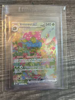 Pokemon Venusaur ex Full Art Holo Sv: Scarlet & Violet 151 198/165 340 HP - Image 3
