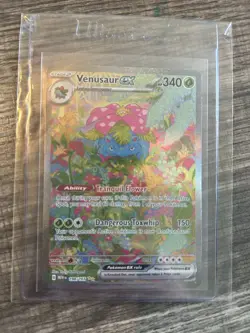 Pokemon Venusaur ex Full Art Holo Sv: Scarlet & Violet 151 198/165 340 HP - Image 4