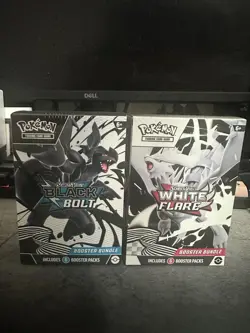 Pokemon TCG White Flare And Black Bolt Booster Bundles Factory Sealed Lot of 2 - Image 1
