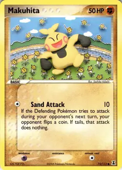 Makuhita 75/113 Common Delta Species Pokemon Lightly Played - Image 1