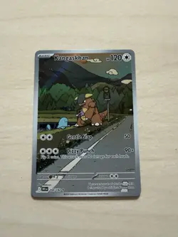 Pokemon TCG Kangaskhan Destined Rivals Illustration Rare Card 204/182 - Image 1