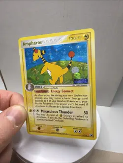 Pokemon TCG Ampharos Holo Rare 1/115 LP - Image 2