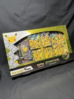 Pokemon TCG: Celebrations Special Collection Box Pikachu V-Union 820650809156 - Image 1