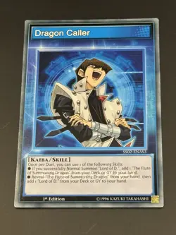 Yugioh TCG Seto Kaiba Skill Cards Beatdown! & Dragon Caller 1st Edition - Image 1