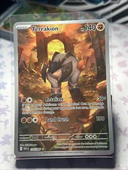 Pokemon TCG Terrakion Sv: White Flare 135/086 Illustration Rare Full Art Holo 2… - Image 1