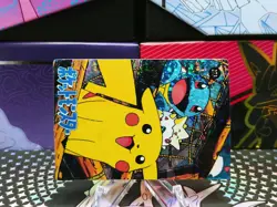 Pokemon Pocket Monsters Vending Prism Holo Vintage Sticker #273 PIKACHU rare - Image 3