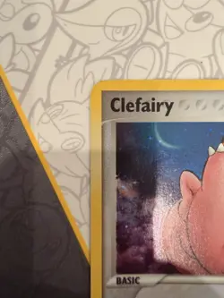 2005 Pokemon Unseen Forces Clefairy 53/115 Reverse Holo Foil Stamp LP+ to NM - Image 3