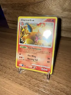 Pokemon TCG Charizard LV. 60 1/99 Arceus Holo Rare 2009 - Image 2
