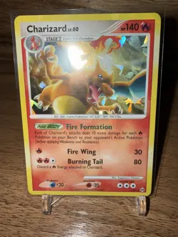 Pokemon TCG Charizard LV. 60 1/99 Arceus Holo Rare 2009 - Image 3
