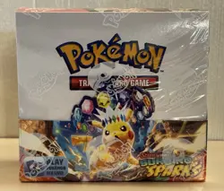 Pokemon Surging Sparks TCG Scarlet & Violet Booster Box 36 packs Sealed New - Image 1