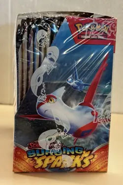 Pokemon Surging Sparks TCG Scarlet & Violet Booster Box 36 packs Sealed New - Image 2