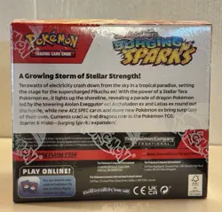 Pokemon Surging Sparks TCG Scarlet & Violet Booster Box 36 packs Sealed New - Image 3