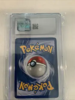 PIKACHU 58/102 RED CHEEKS SHADOWLESS Base Set CGC 4.5 Pokemon ♨3 - Image 3