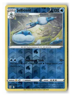 Jellicent 042/163 Rare Battle Styles Pokemon Reverse Holo Near Mint - Image 1