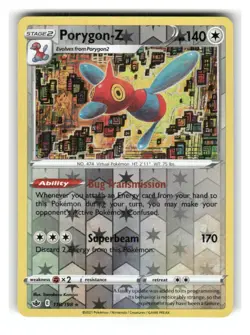 Porygon-Z 118/198 Rare Chilling Reign Pokemon Reverse Holo Near Mint - Image 1