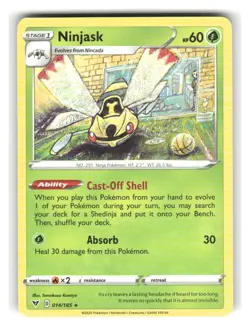 Ninjask 014/185 Rare Vivid Voltage Pokemon Near Mint - Image 1