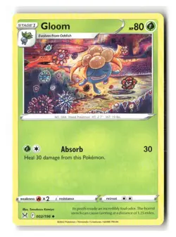 Gloom 002/196 Uncommon Lost Origin Pokemon Near Mint - Image 1