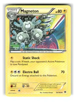 Magneton 53/162 Uncommon BREAKthrough Pokemon Lightly Played - Image 1