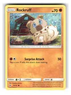 Rockruff 75/131 Common Forbidden Light Pokemon Lightly Played - Image 1