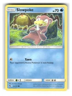 Slowpoke 54/214 Common Lost Thunder Pokemon Lightly Played - Image 1