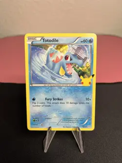 Totodile 018/025 Pokemon McDonald's 25th Anniversary Exclusive - Stamped - Image 1