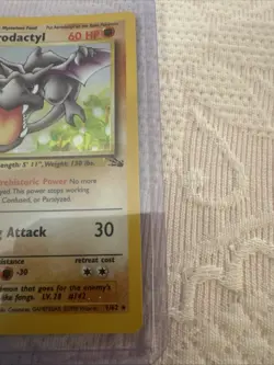 Pokemon TCG Aerodactyl Fossil 1/62 Holo Rare Unlimited 1999 English 60 - Image 4