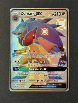 Pokemon Zoroark GX 77a/73 Holo Alternate Art Promo NM - Image 1