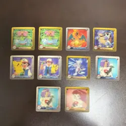 LOT OF 10 POKEMON ACTION FLIPZ LENTICULAR ARTBOX 1999 - Image 1